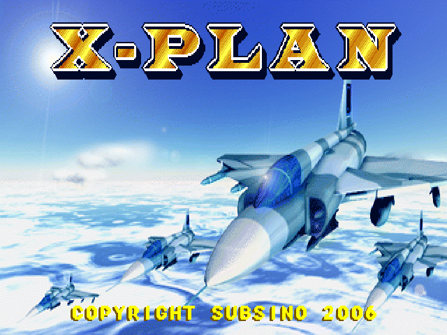 X-Plan (Ver. 1.01) Title Screen